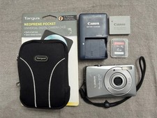 Canon PowerShot ELPH SD750 7.1 MP Digital Camera SD Card, Charger & Case Works!
