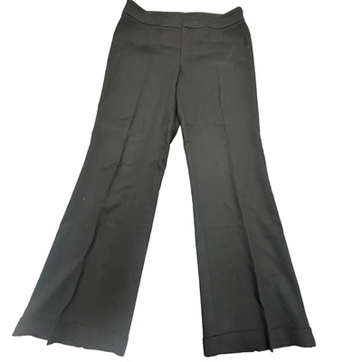 Mexx Dress Pants Women s 12 Black Stretch Slacks Work Career Trousers Wool Blend