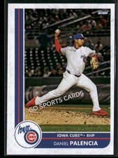 2025 Iowa Cubs Daniel Palencia RC Rookie Chicago VZ Minor League