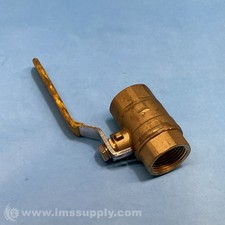 Triangle Metals Size 1 In Two-Way Bronze Ball Valve FNIP