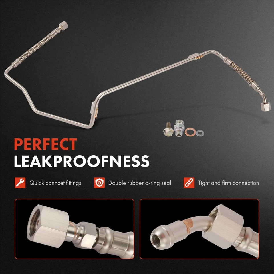 Línea de suministro de aceite turbocompresor para Volkswagen Passat 1998-1999 Audi A4 A4 Quattro Foto 3 de 4