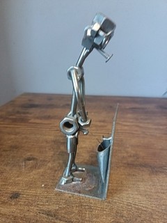 Metal Art Sculpture Nuts and Bolts Set
