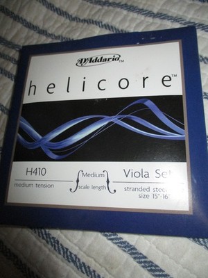 D'Addario Helicore H410 String Viola Set Medium 15''-16'' Unused Packaged