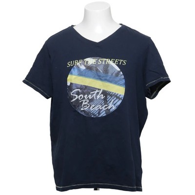 Livergy, T-shirt, Größe: XL, Blau, Baumwolle, Print, Herren #D50