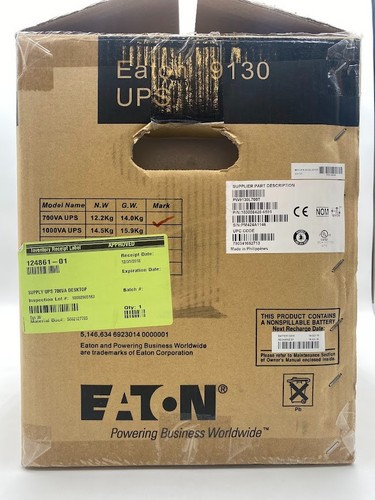 Eaton 9130 UPS 700VA UPS New Open Box - Picture 3 of 10