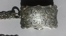 Yapp & Woodward silver vinaigrette with chain