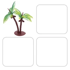  36 Pcs Mini Trees for Crafts Miniature Palm Fish Tank Micro Landscape Model