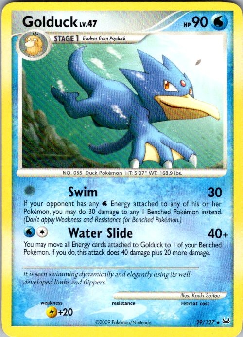Golduck Rare Platinum 29/127 MP