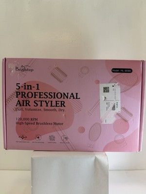 Brightup 5-in-1 Hair Dryer Brush Pink 1400W HL-3030C Ionic Adjustable G