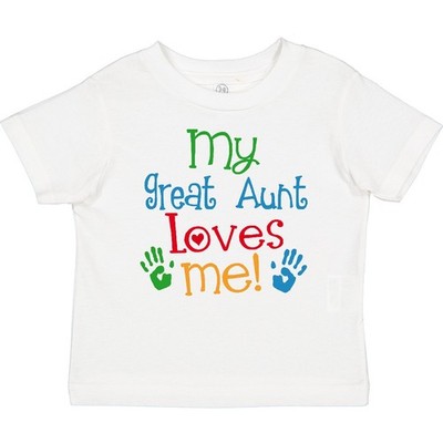 Inktastic My Great Aunt Loves Me Baby T-Shirt From Boys Girls Clothing Infant