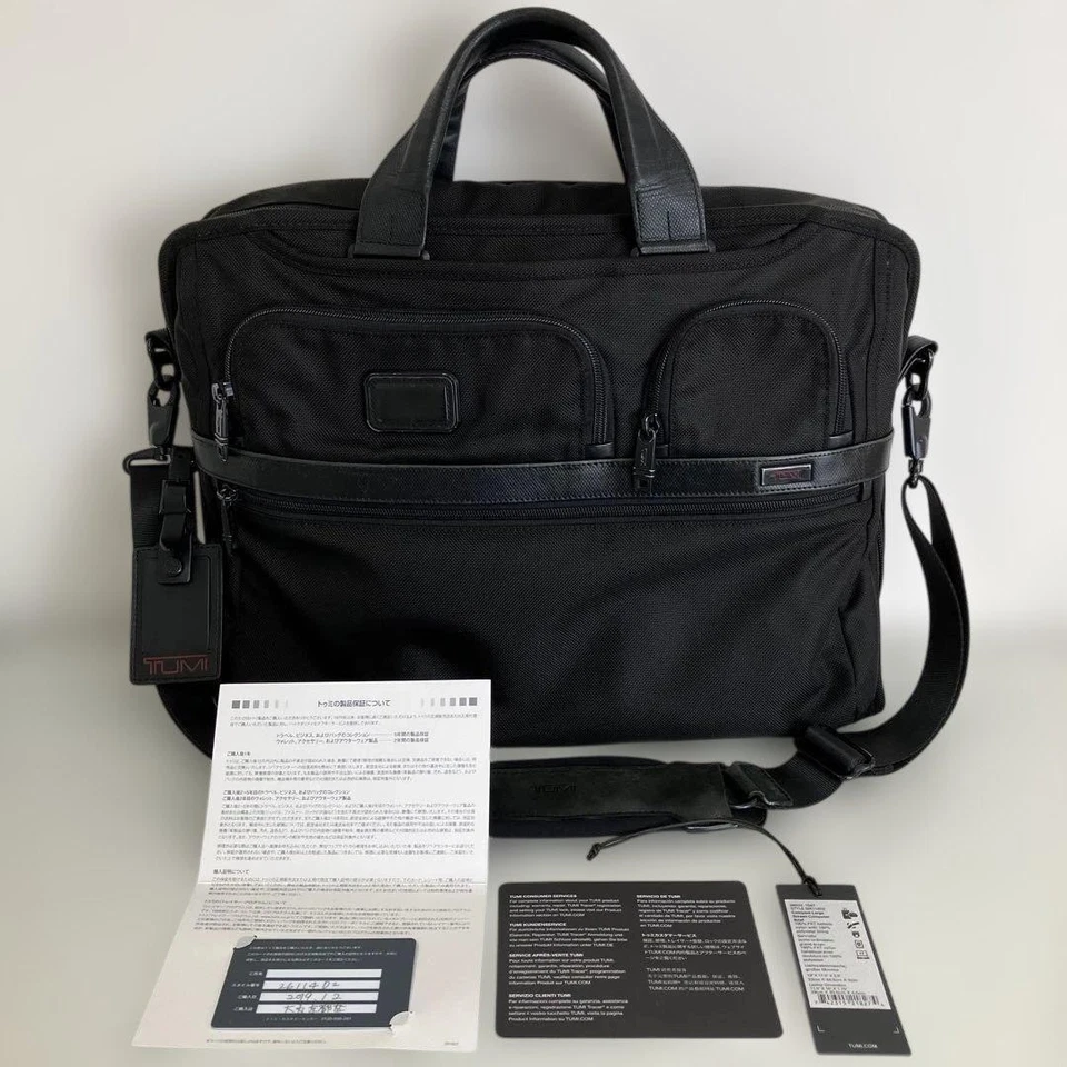 TUMI Business Bag Maletín Nylon Negro 112865c - Imagen 3 de 4