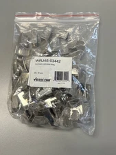 Vericom WRJ45-03442 CAT 6 RJ45 Shielded Connector Bag of 50