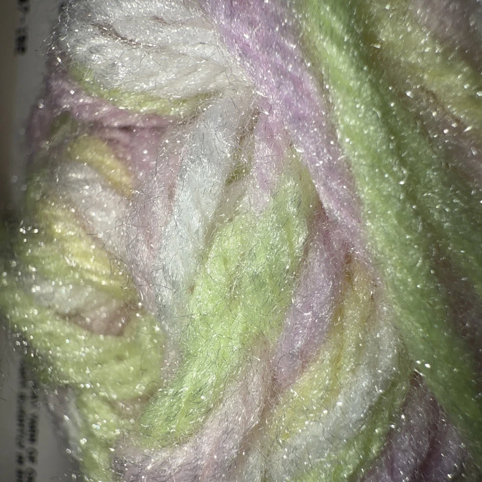 Lote de 4 hilos vintage de corazón rojo arco iris #152 4 capas 3 OZ 85 gramos cada uno Foto 4 de 4