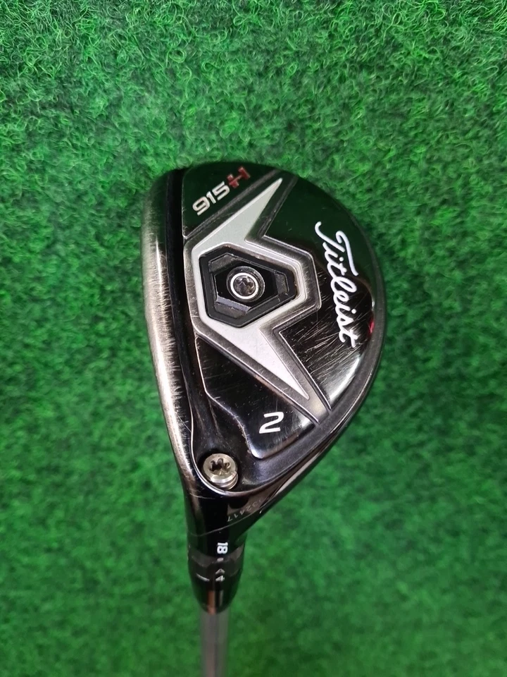 TITLEIST 915H 2-Hybrid, Herren, Graphit, 40,5 Zoll, Links, 18°, Stiff