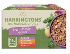 Harringtons Grain Free Wet Dog Food 16x400g Adult Mixed Meat Trays 3.85 per kilo