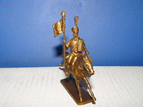 MOKAREX Porte Étendard BICE Cavaliers de Napoléon - Figurine de Collection 54mm