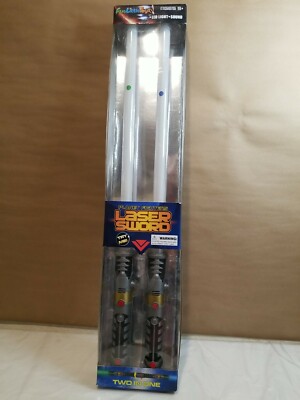 Planet Fighters Laser Swords Two In One Power Up & Power Down Light Effects