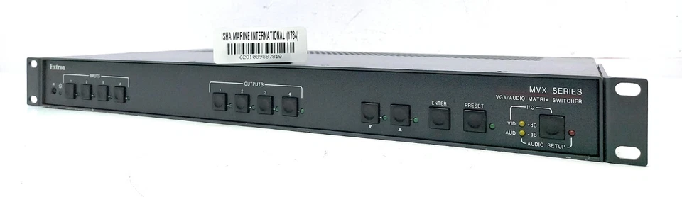 Extron {MVX 44 VGA A} MVX Series VGA/Audio Matrix Switcher - Image 2 of 4
