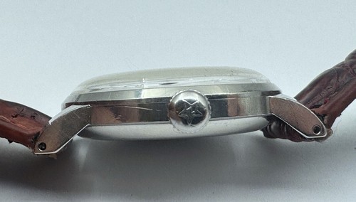 Rare 1950's Zenith Stainless Steel Case Military Original Dial Manual Wind RUNS - Picture 9 of 18