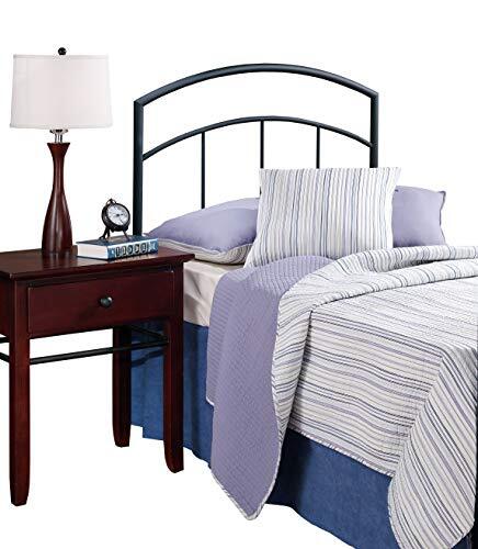 Hillsdale Furniture Hillsdale Julien Bed Frame Twin Headboard Textured Black