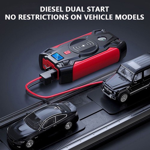 99800mah KFZ Auto Starthilfe Car Jump Starter 12v Ladegerät Booster Powerbank - Bild 8 von 13
