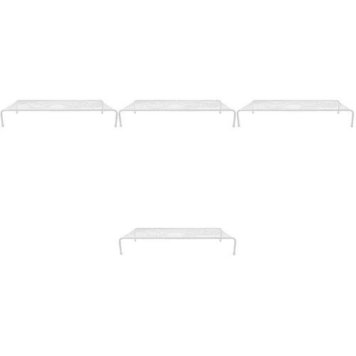  4 Pack Monitorständer Computer-Riser Aus Metall Tischerhöhungsregal