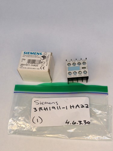 Siemens AUXIALLARY Contact Block 10A | 3RH1911-1HA22 | - Picture 7 of 8