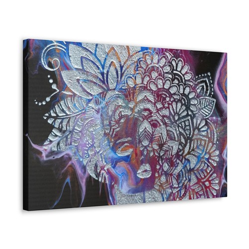 Canvas Gallery Wrap hand painted reproduction print from acrylic wall painting  - Picture 9 of 25
