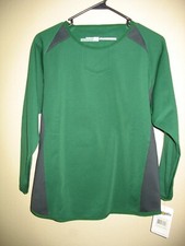 New Demarani Pullover Fleece Sz YM Youth Medium Green Long Sleeve Boys