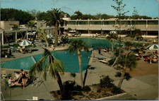 1963 Buena Vista Beach Motel Hotel Biloxi Miss Vintage Postcard, Photo #2687