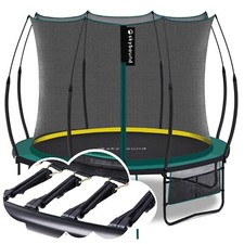 SkyBound 10ft Springless Trampoline for Kids, Backyard Trampoline Bungee Cords w