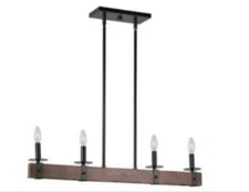 Manor Brook Berenson 4-Light Oil Rubbed Bronze Island Pendant
