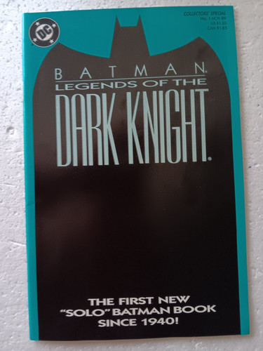BATMAN LEGENDS OF THE DARK KNIGHT No. 1 (DC Nov. 1989) NM 9.4 We Combine S&H!
