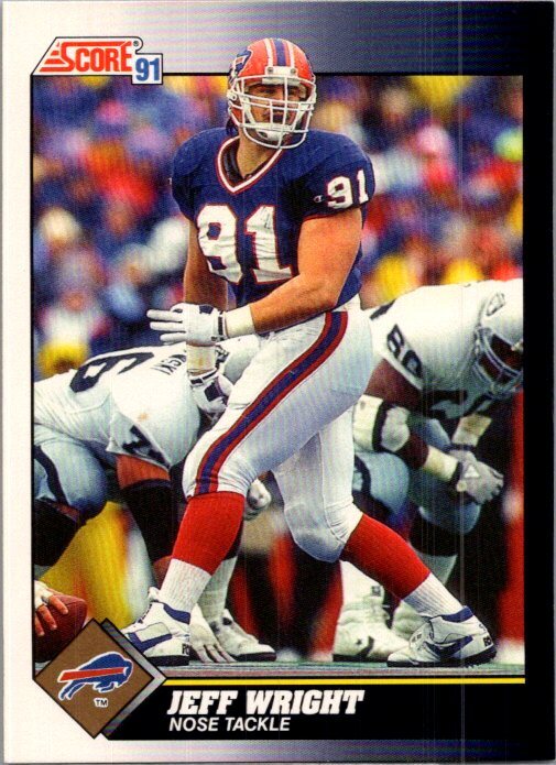 1991 Score #493 Jeff Wright