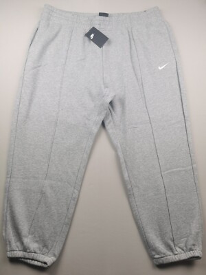 NIKE Swoosh Womens Plus Size Grey  Fleece Pants Size 2X / XXL (BNWT) Chill Yoga
