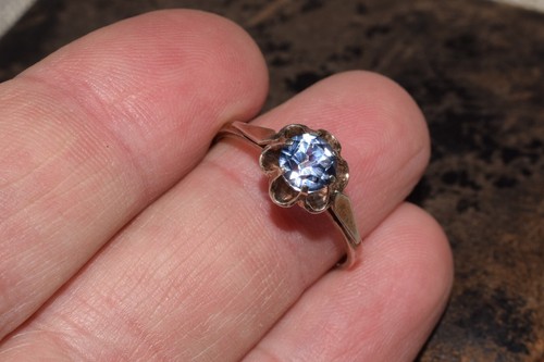 ART DECO MODEL 1970s ! VINTAGE russian UKRAINE RING SILVER 875 stamp star SIZE 9 - Picture 6 of 18