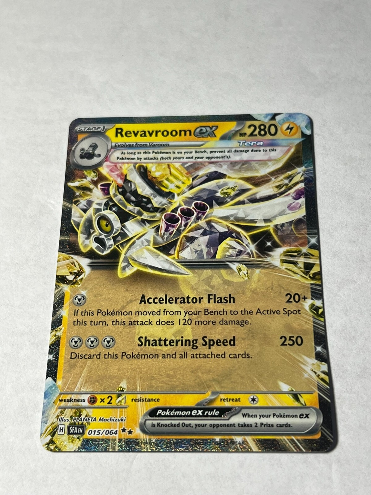 Pokemon TCG Revavroom ex 015/064 Shrouded Fable Holo NM
