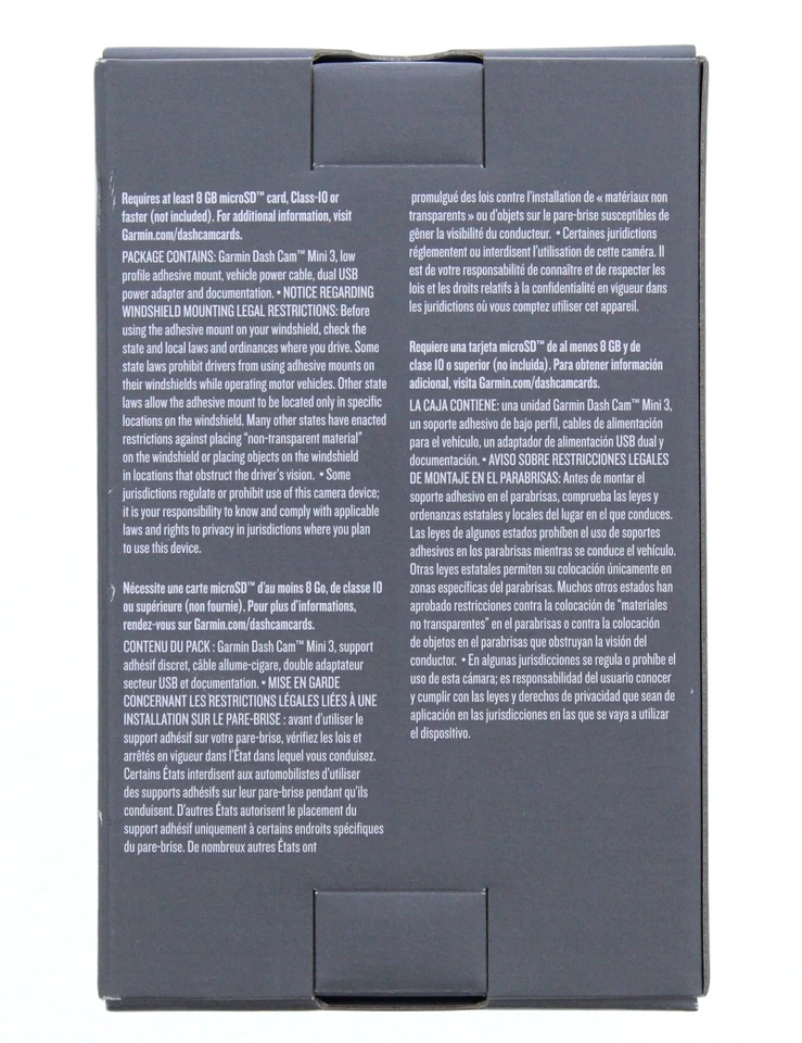 Garmin Mini3 Ultracompact Voice-Controlled 1080p Dash Cam - Image 2 of 4