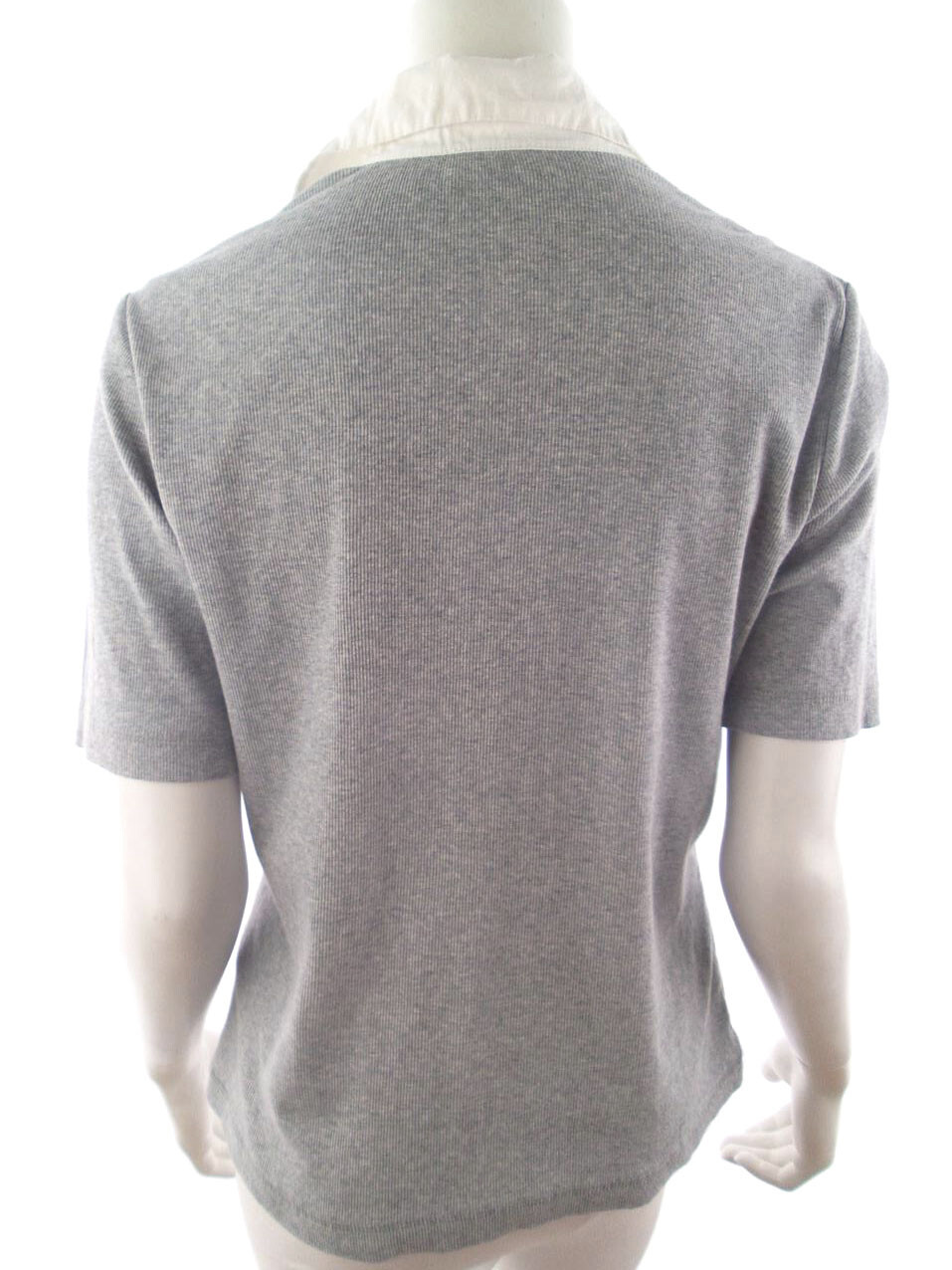Tee-shirt Doublé Marron Clouté Col GERRY WEBER Taille 40/42 - Occasion