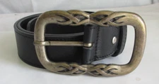 The Tailored Sportsman Leather Belt Italy Black Medium 16421