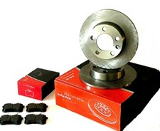 Bremsscheiben Ø245 voll + Bremsbeläge hinten VW Passat 3B 3BG Hinterachse