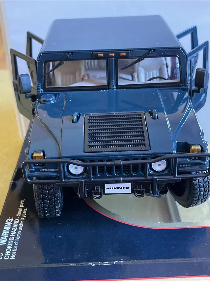 Maisto Special GM HUMMER SUV Blue  #30857 1/18 2003 NEW - Image 4 of 4