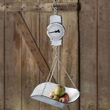 Hanging Decorative Produce Scale Metal Home &  Kitchen