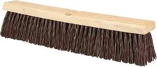 PRO SOURCE Heavy Duty Rough-Surface Push Broom Head: Threaded Block, 18" Wide