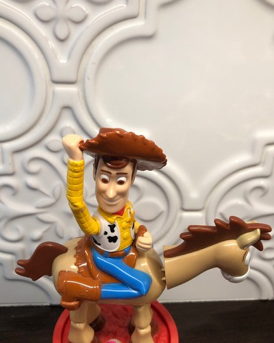 1999 McDonalds Toy Story 2 Woody's Round Up Candy Dispenser Woody & Bullseye - Picture 7 of 7