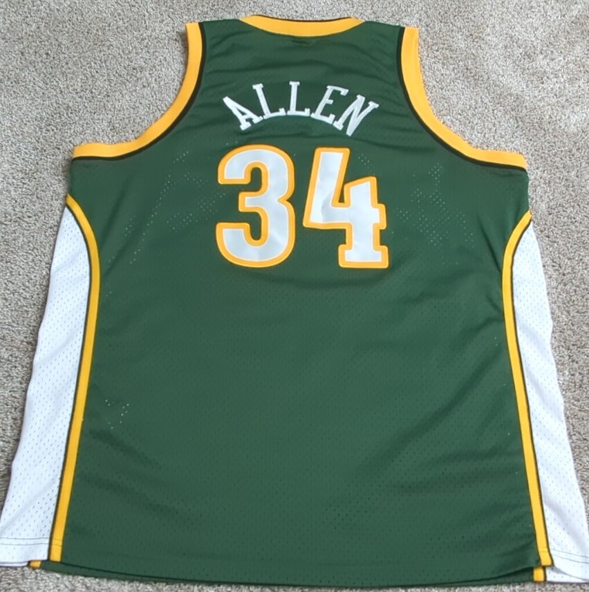 Ray Allen Seattle Supersonics Stitched Nike Jersey Sonics