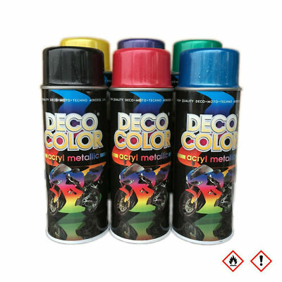 Lackspray Metallic-Effekt Sprühlack Spraydose Farbe Deco Color wählbar 400ml