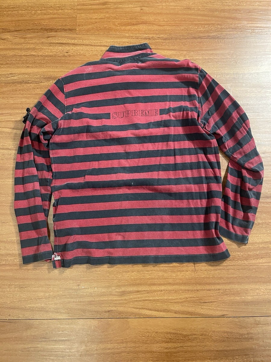 Supreme Stone Island Quarter Zip Longsleeve Shirt Size Supreme Stone Island Quarter Zip Longsleeve Shirt Size