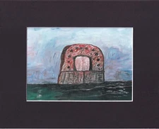 8X10" Matted Print Classic Art Picture: Philip Guston, Black Sea