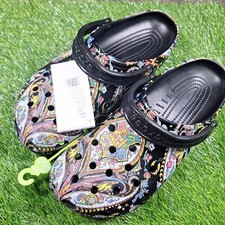 CROCS CLASSIC HARRY POTTER VERA BRADLEY CLOG Paisley Mens Sz 12 NEW